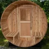 Almost Heaven Charleston 4-Person Canopy Barrel Sauna