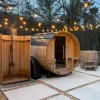 Almost Heaven Grandview 4-6 Person Canopy Barrel Sauna
