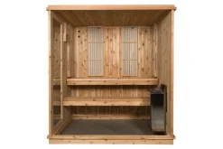 Almost Heaven Grayson 4-Person Indoor Sauna (Respite Series - Hybrid Option)