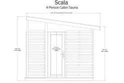 Almost Heaven 3-6 Person Timberline Outdoor Sauna (Heritage Collection)