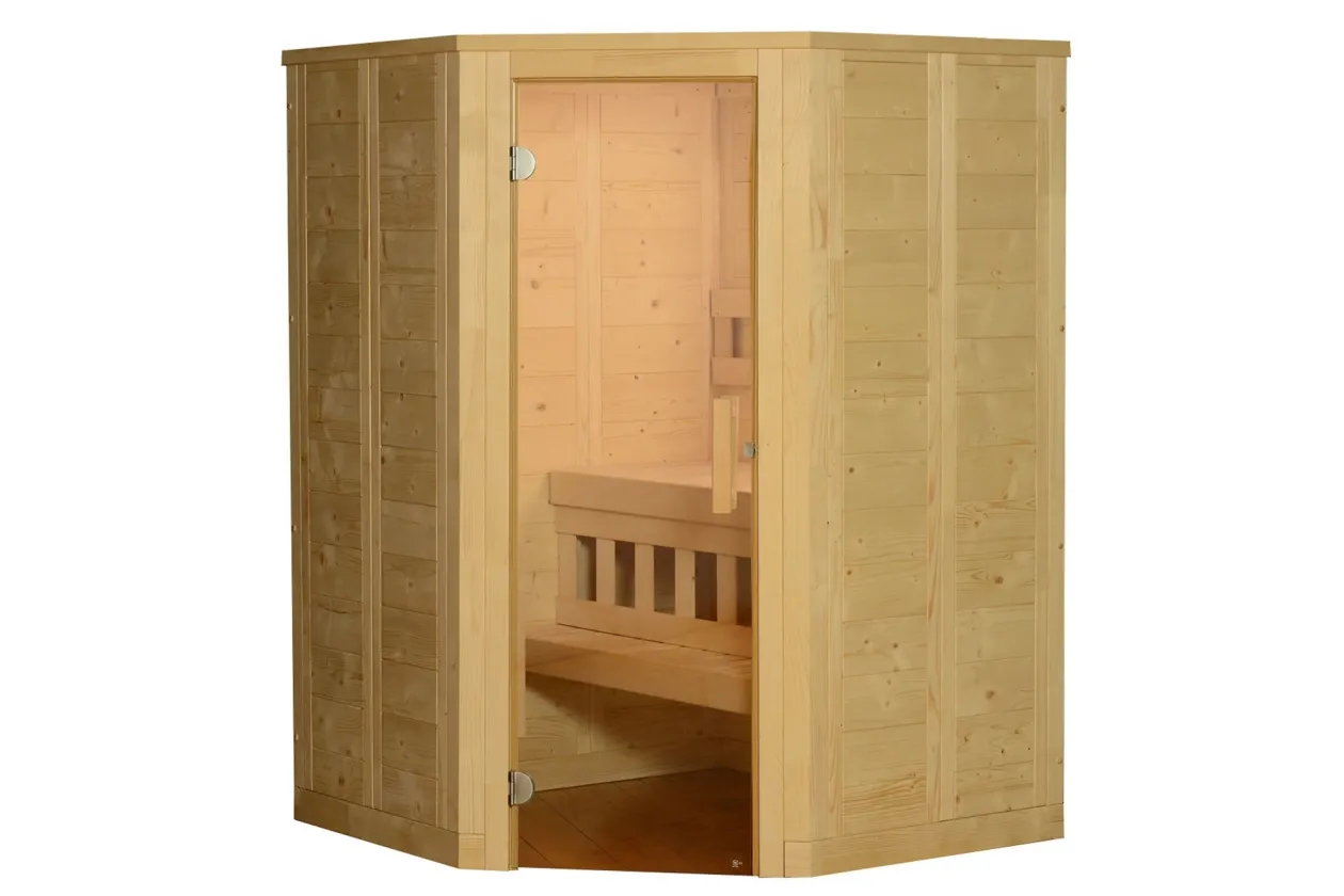 Almost Heaven Sutton 2-person Indoor Corner Sauna (Element Series)
