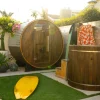 Almost Heaven Watoga 4-Person Barrel Sauna