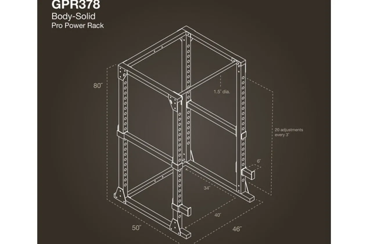 Body-Solid Pro Power Rack (GPR378)