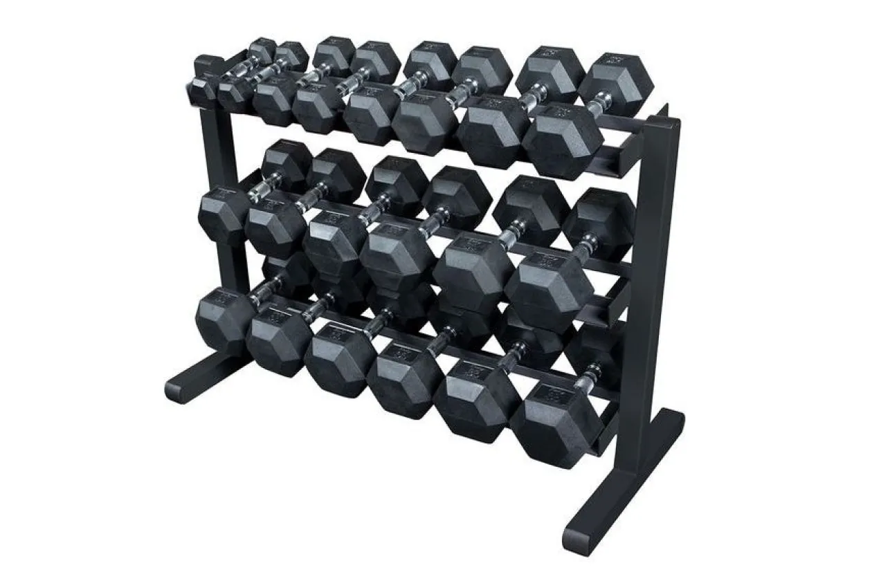 Body-Solid 3-Tier Horizontal Dumbbell Rack (GDR363B)