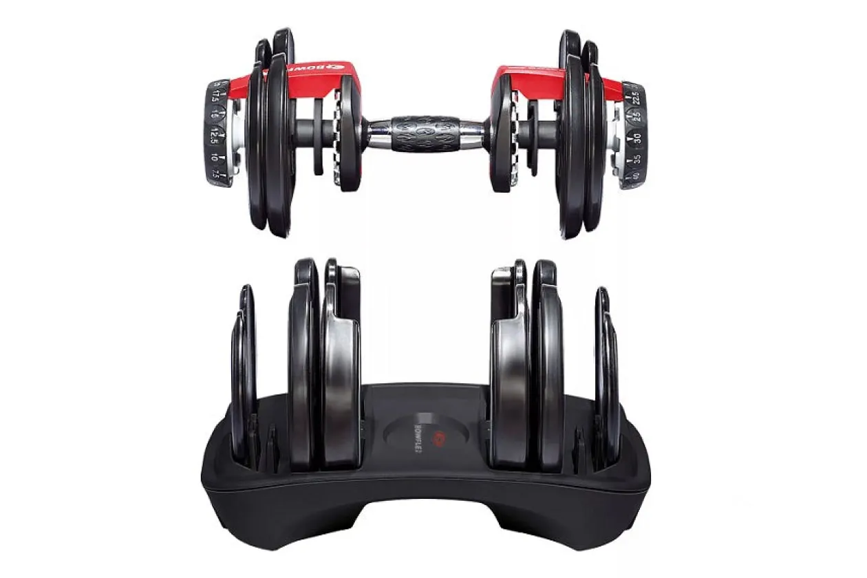 Bowflex SelectTech Adjustable Dumbbells (10-90lbs)