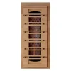 Golden Designs 2-3 Person 8000 Reserve Series Corner Infrared Sauna (w/ Himalayan Salt Bar)
