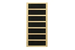 Golden Designs 2-3 Person 8000 Reserve Series Corner Infrared Sauna (w/ Himalayan Salt Bar)
