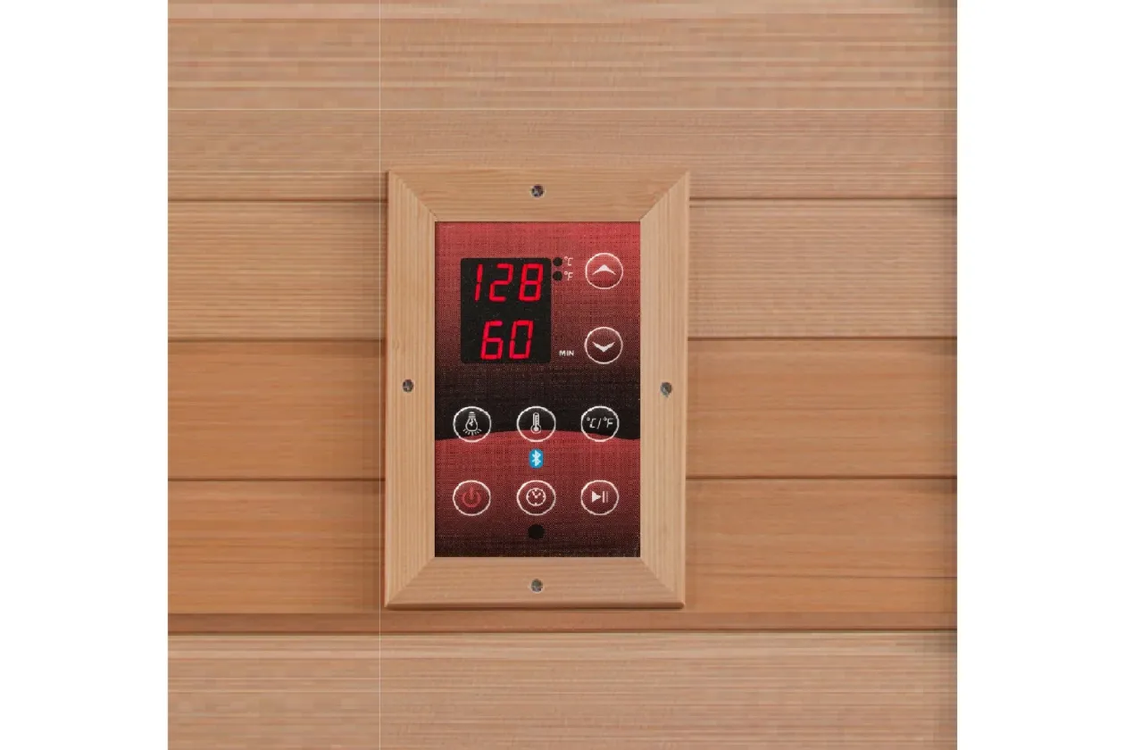 Golden Designs "Venice Elite" 2-Person Ultra Low EMF FAR Infrared Sauna