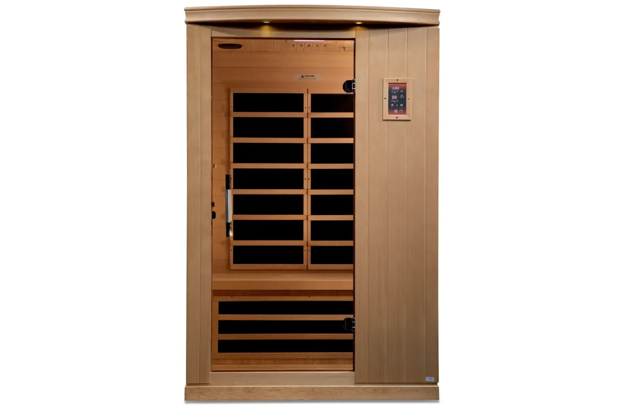 Golden Designs "Venice Elite" 2-Person Ultra Low EMF FAR Infrared Sauna