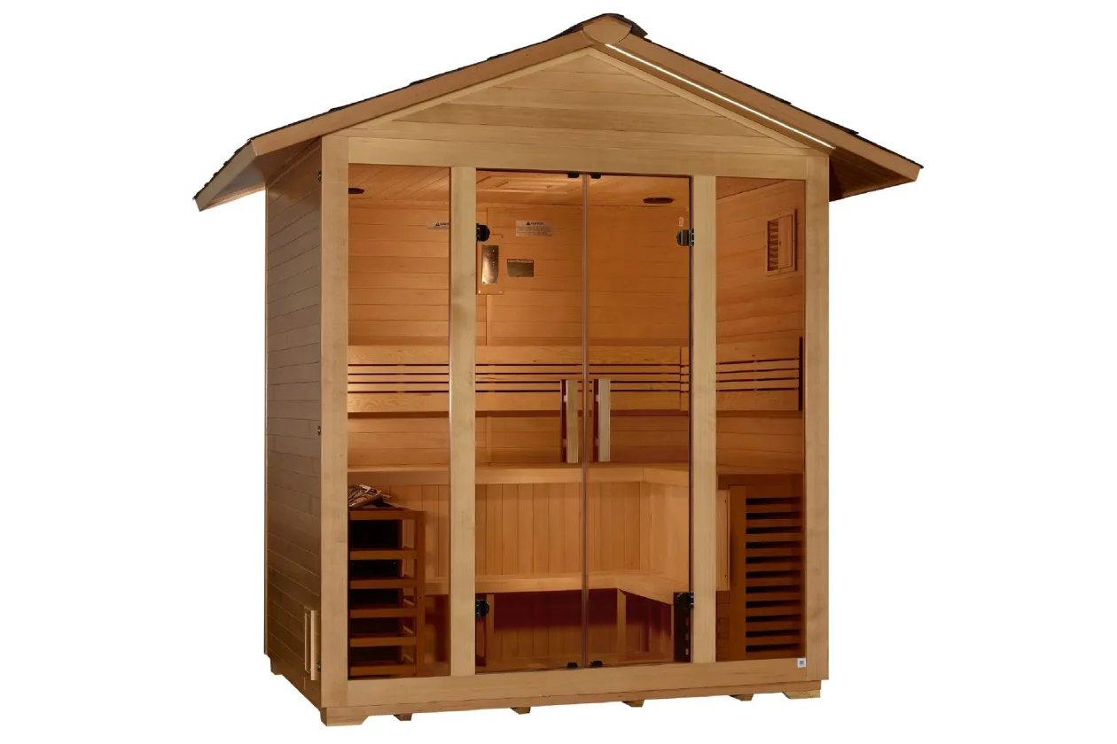 Golden Designs "Vorarlberg" 5-Person Traditional Outdoor Sauna