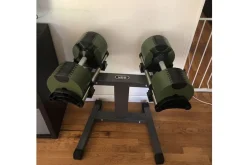 NÜOBELL Adjustable Dumbbell Stand (Black / Single-Legged)