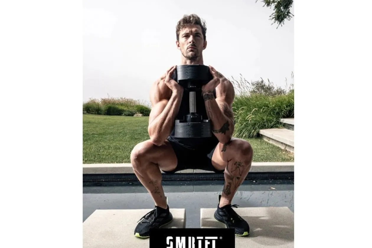 NÜOBELL 50lb Adjustable Dumbbells