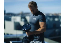 NÜOBELL 100lb Adjustable Dumbbells (Matte Black)