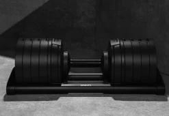 NÜOBELL 100lb Adjustable Dumbbells (Matte Black)