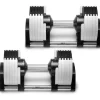NÜOBELL 50lb Adjustable Dumbbells (Ash)