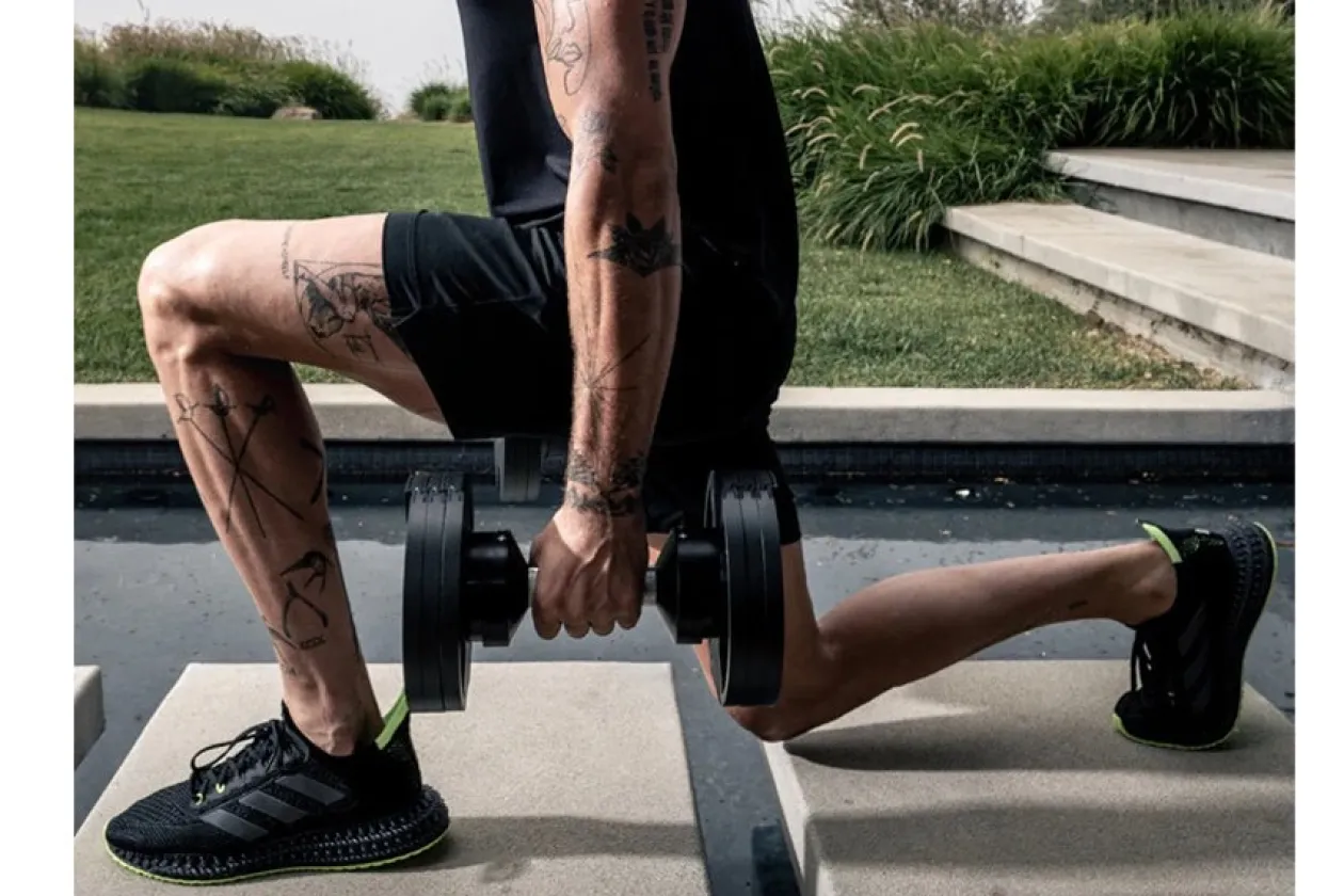 NÜOBELL 50lb Adjustable Dumbbells (Matte Black)