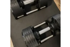 NÜOBELL 50lb Adjustable Dumbbells (Matte Black)