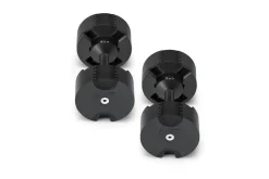 NÜOBELL 50lb Adjustable Dumbbells (Matte Black)