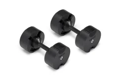 NÜOBELL 50lb Adjustable Dumbbells (Matte Black)