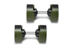 NÜOBELL 50lb Adjustable Dumbbells (Tactical)