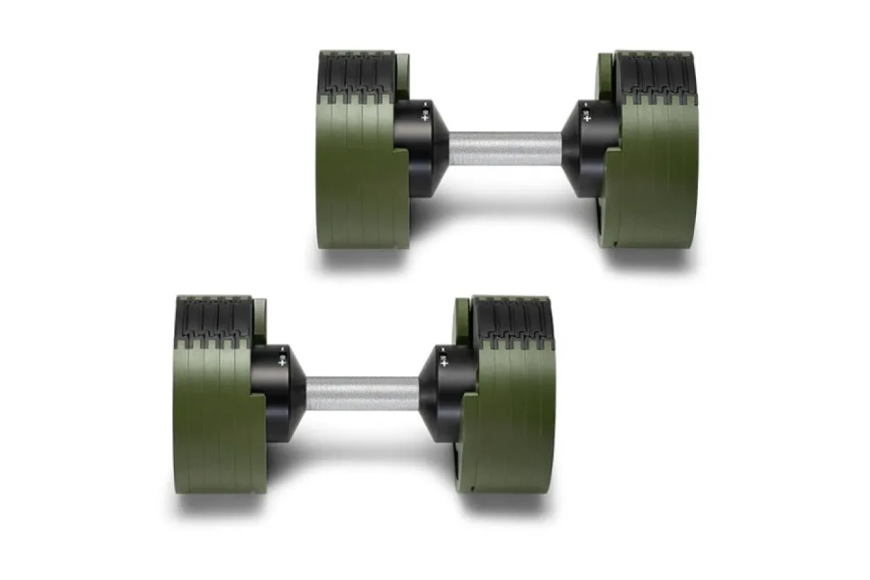 NÜOBELL 50lb Adjustable Dumbbells (Tactical)