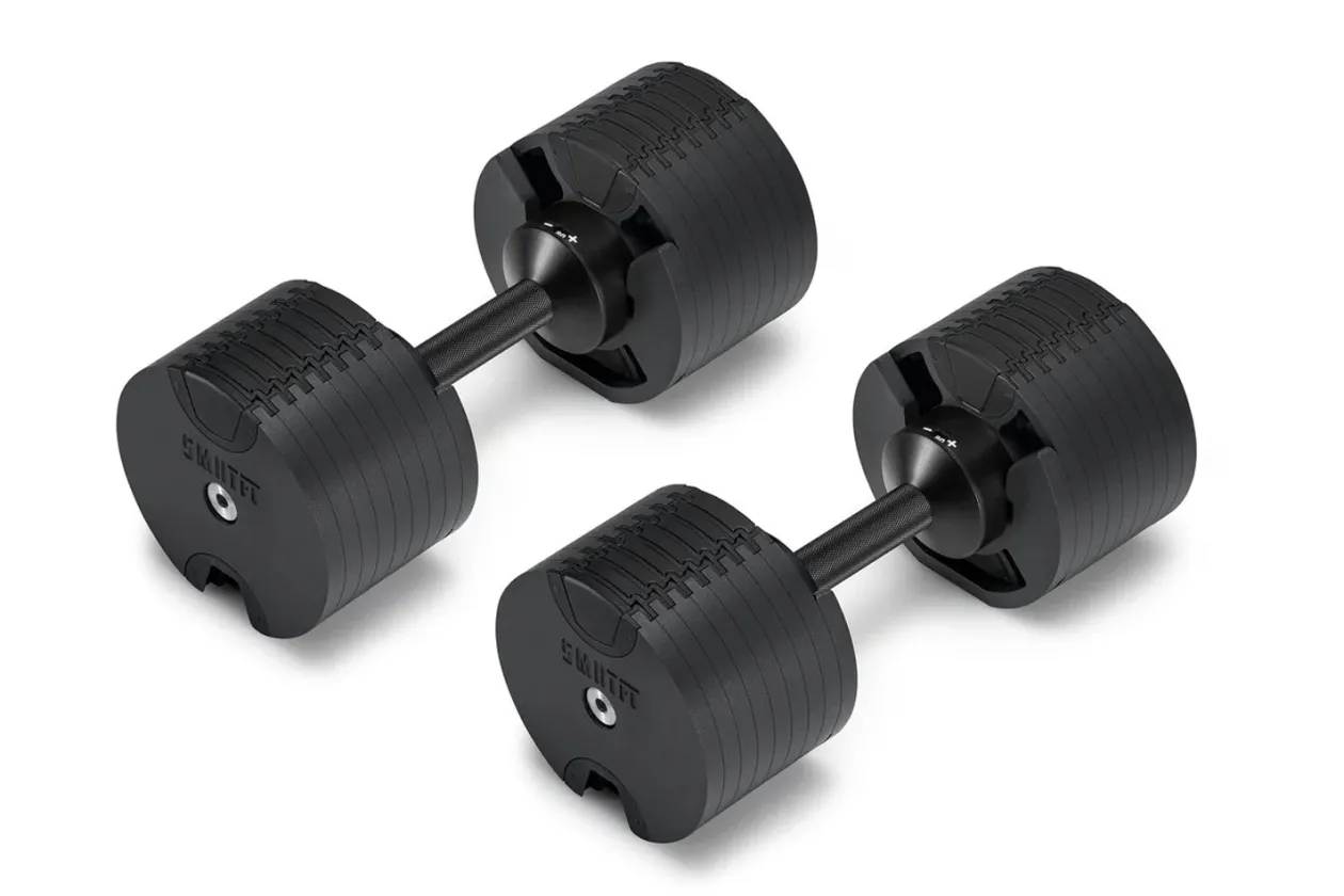 NÜOBELL 80lb Adjustable Dumbbells (Matte Black)