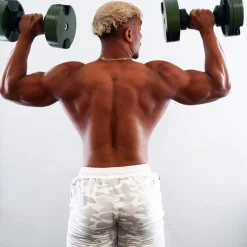 NÜOBELL 80lb Adjustable Dumbbells (Matte Black)