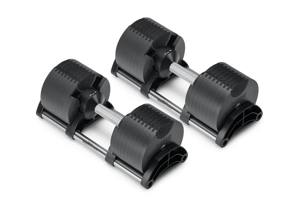 NÜOBELL 80lb Adjustable Dumbbells