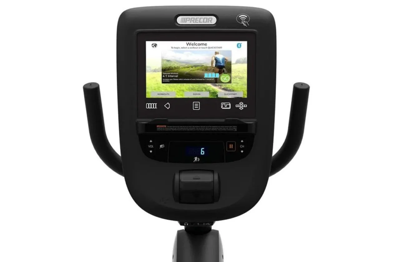 Precor RBK 865 Recumbent Exercise Bike (P62 Console)