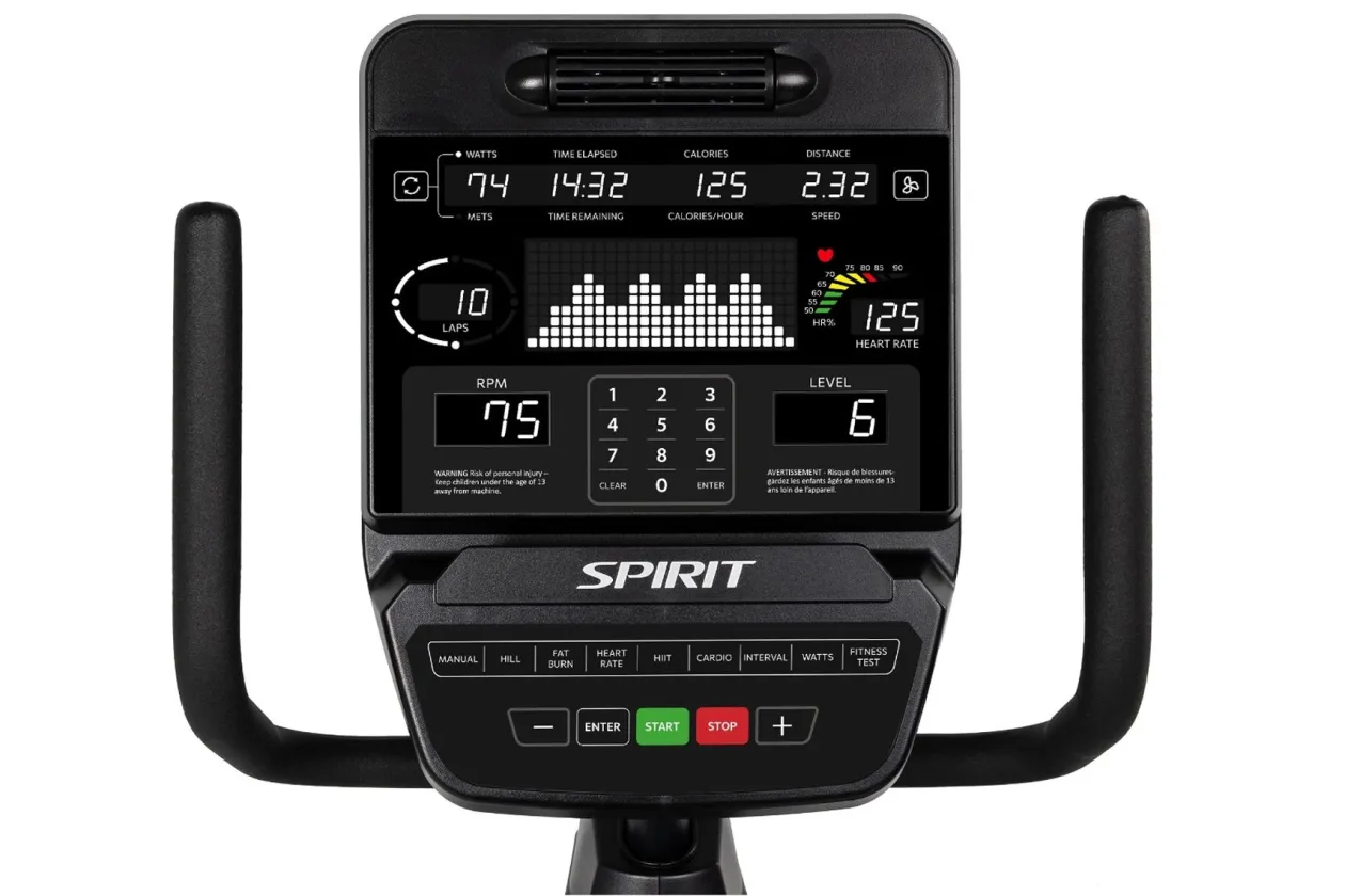 Spirit CR900 Recumbent Bike