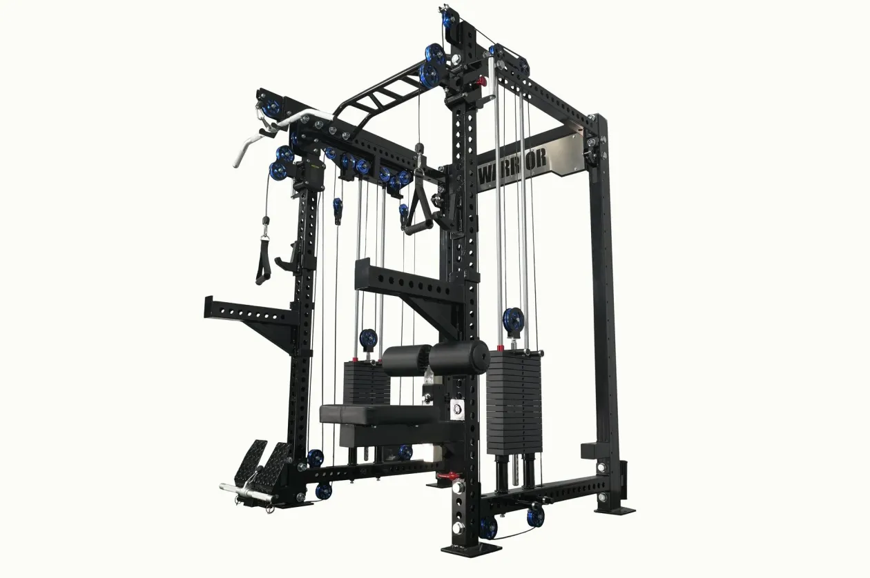 Warrior 3.0 Cable Crossover Pulley Power Rack Gym System w/ Lat Pulldown (🧨JULY 4th SALE)