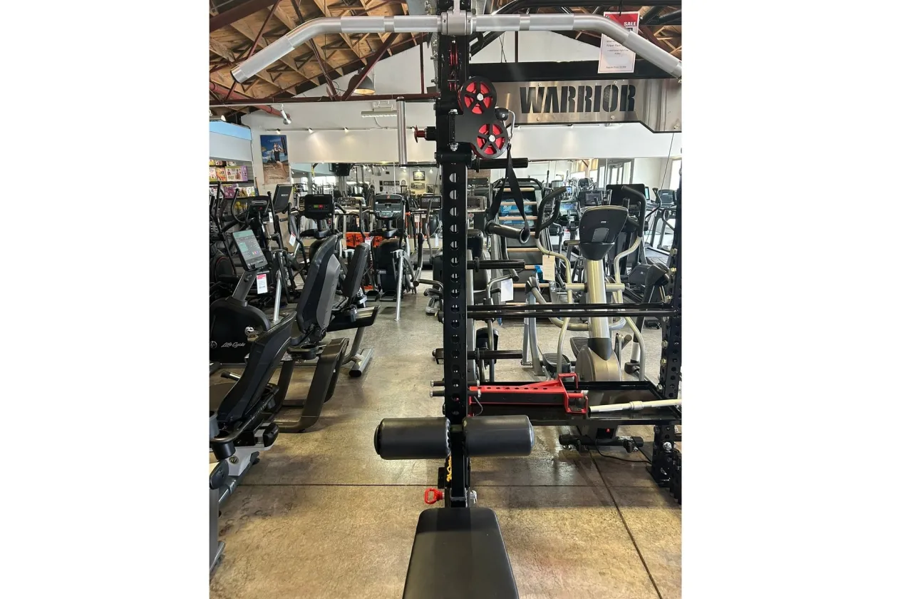 Warrior 3.0 Cable Crossover Pulley Power Rack Gym System w/ Lat Pulldown (🧨JULY 4th SALE)
