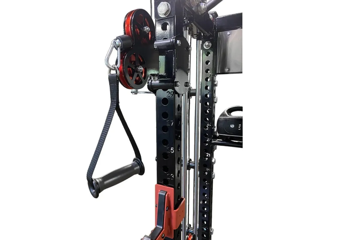 Warrior 3.0 Cable Crossover Pulley Power Rack Gym System w/ Lat Pulldown (🧨JULY 4th SALE)