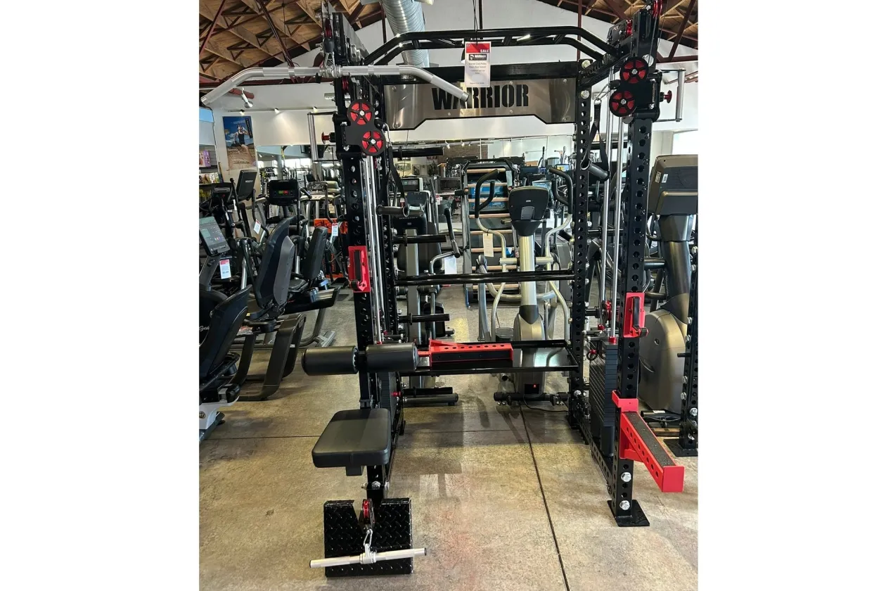 Warrior 3.0 Cable Crossover Pulley Power Rack Gym System w/ Lat Pulldown (🧨JULY 4th SALE)